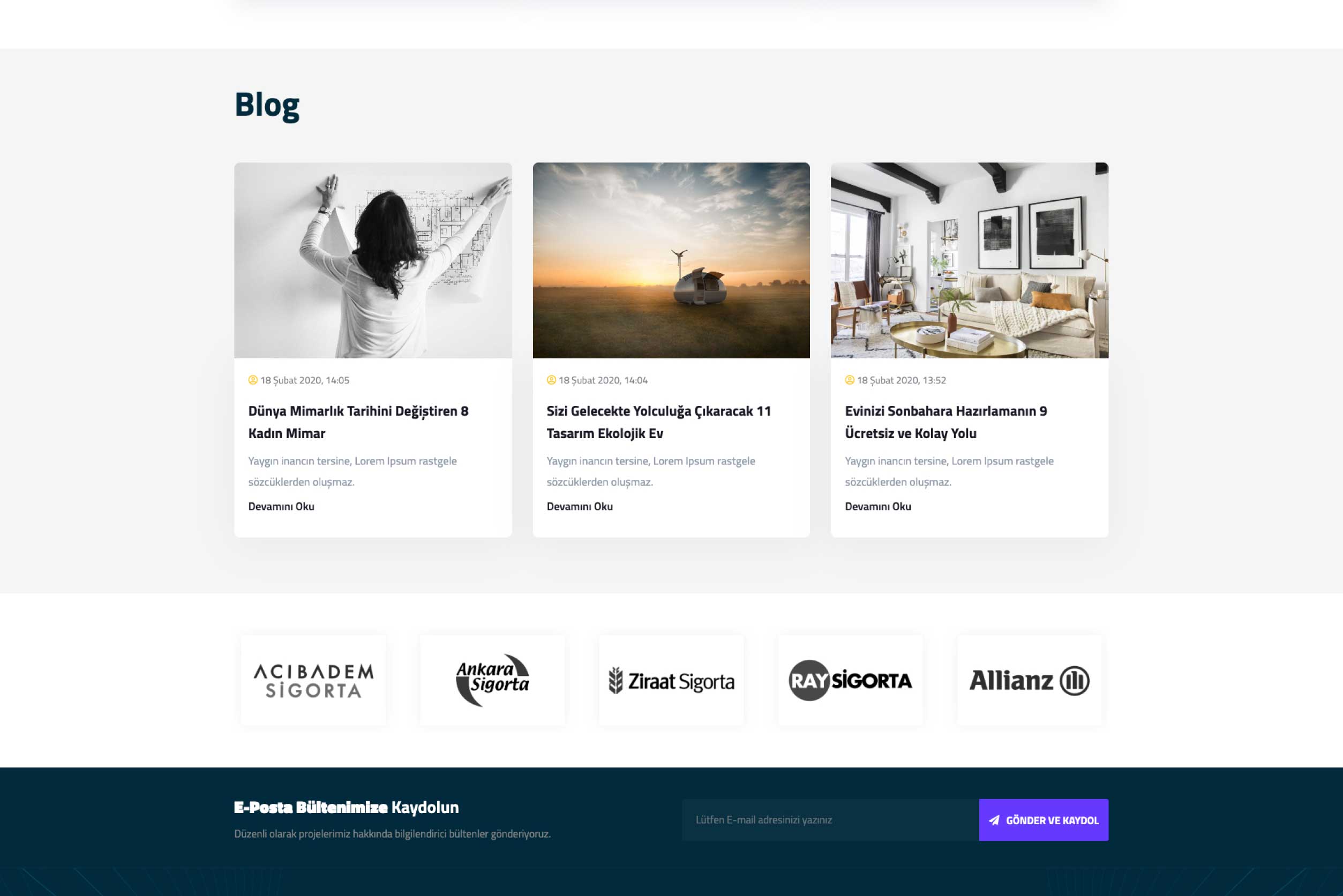 Kurumsal Firma Sitesi DBV19