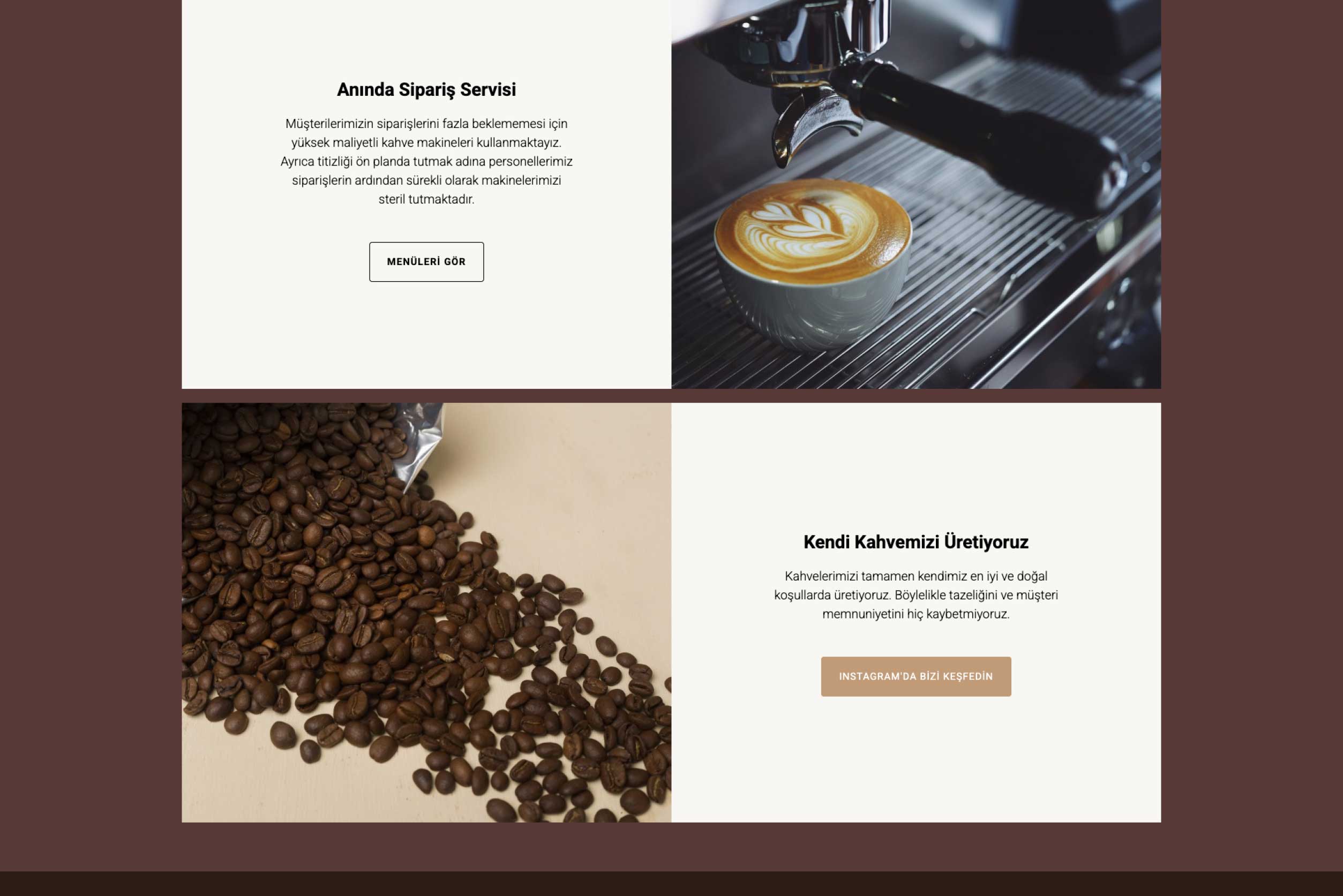 Restoran & Cafe İnternet Sitesi DDV4