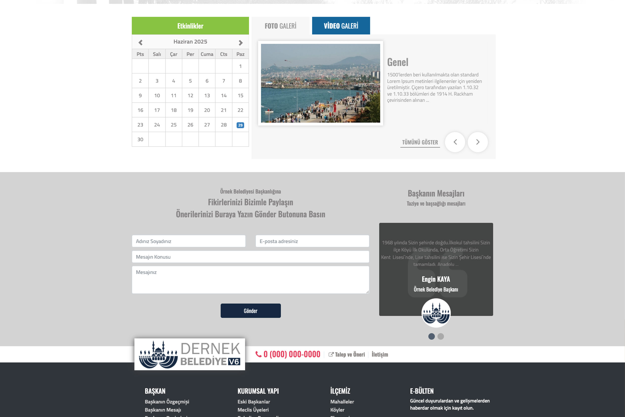 Dernek - Belediye Sitesi DBV6