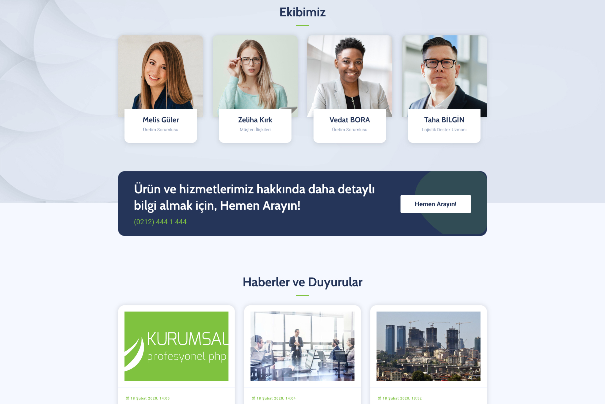 Kurumsal Firma Sitesi DBV18