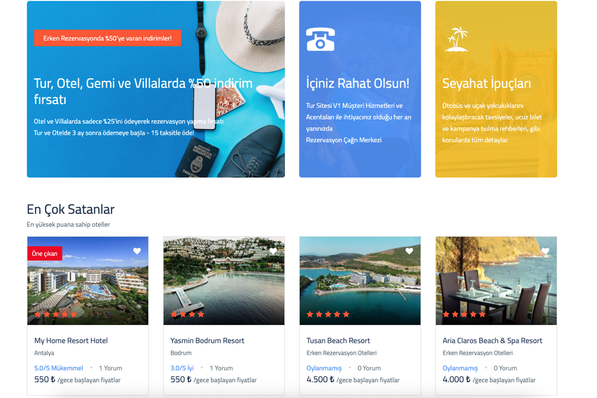 Tur Tatil Turizm Sitesi DBV1
