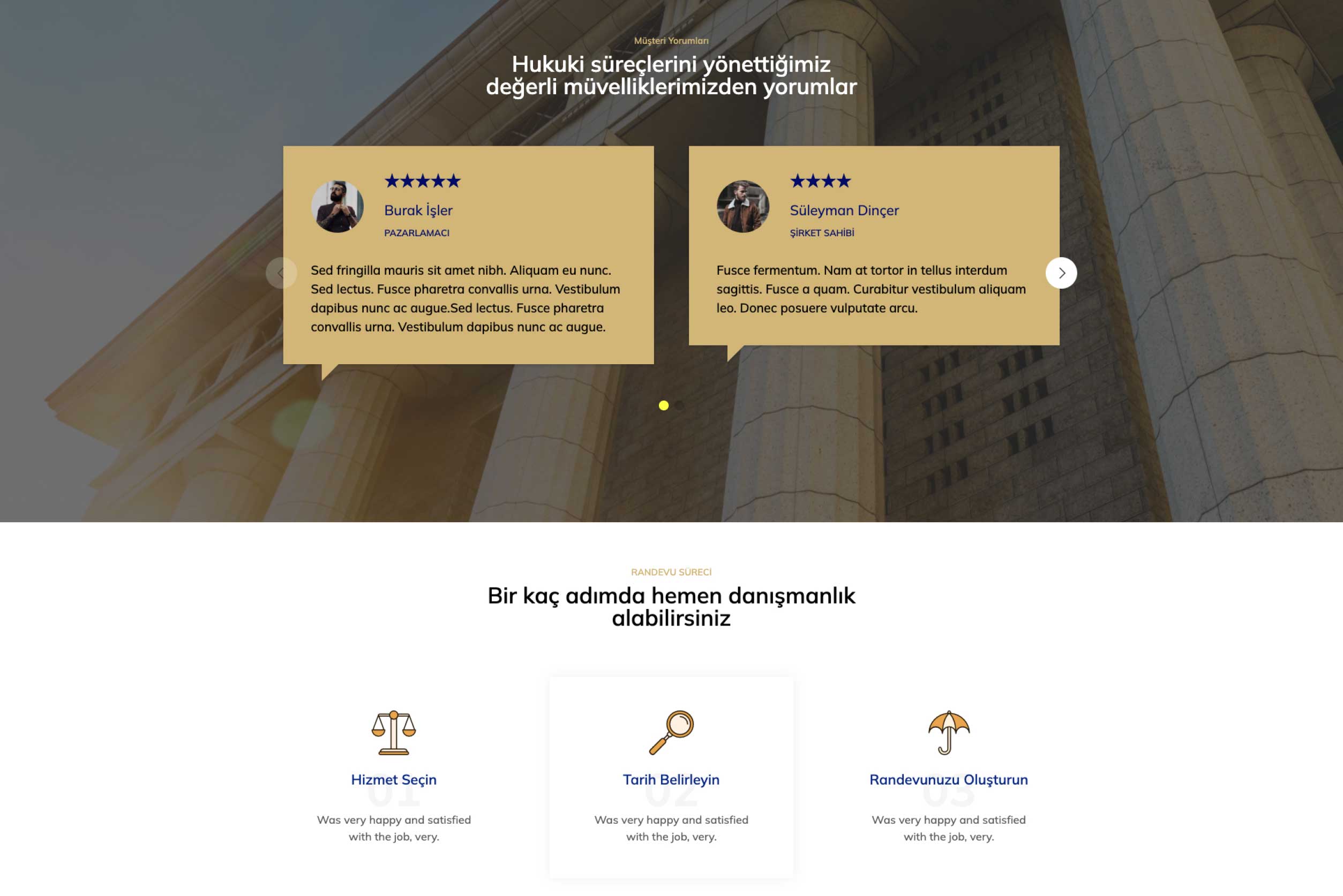 Avukat - Hukuk Bürosu Sitesi DDV3