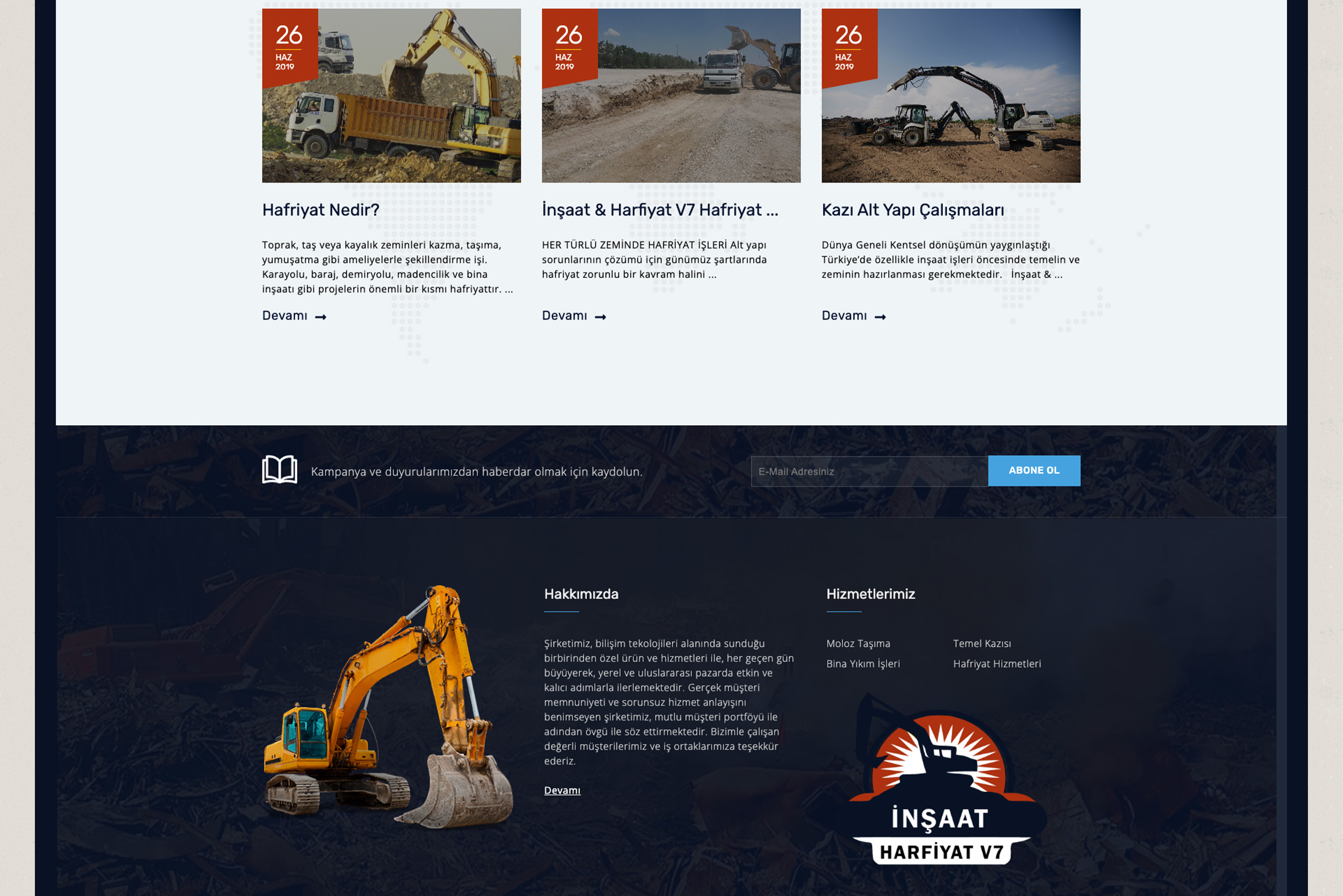 İnşaat Firma Sitesi DBV7