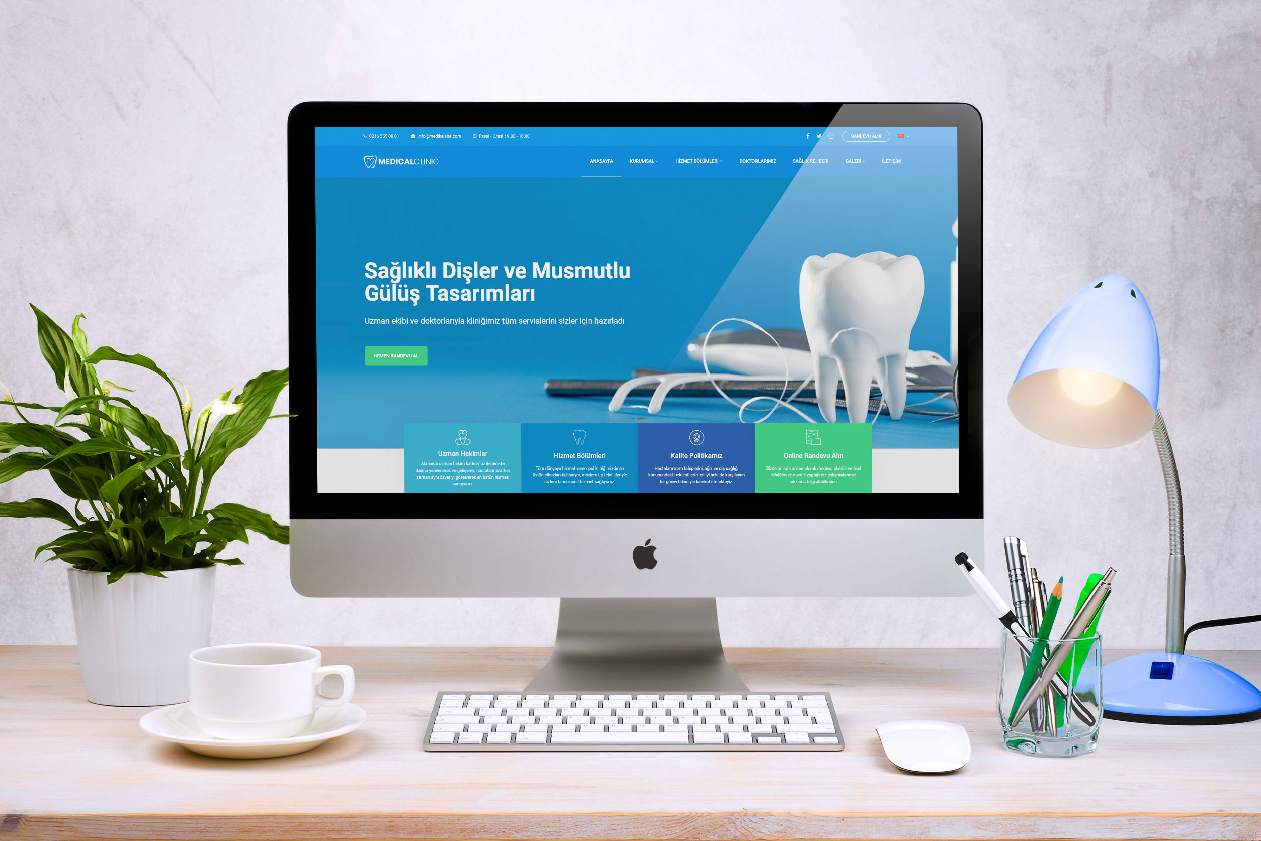 Medikal & Klinik & Hastane İnternet Sitesi DDV3