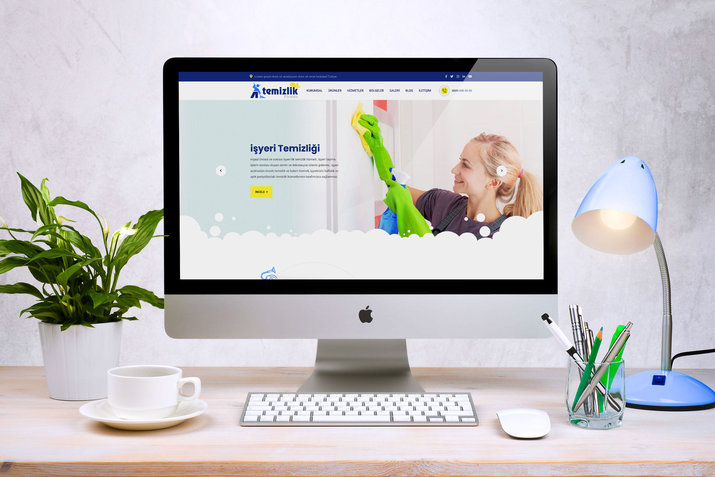 Temizlik Firması Sitesi DBV1