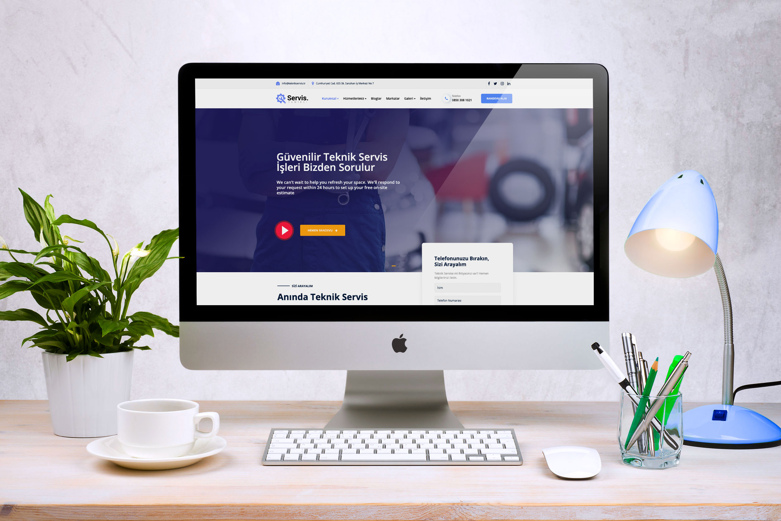 Teknik Servis İnternet Sitesi DDV2