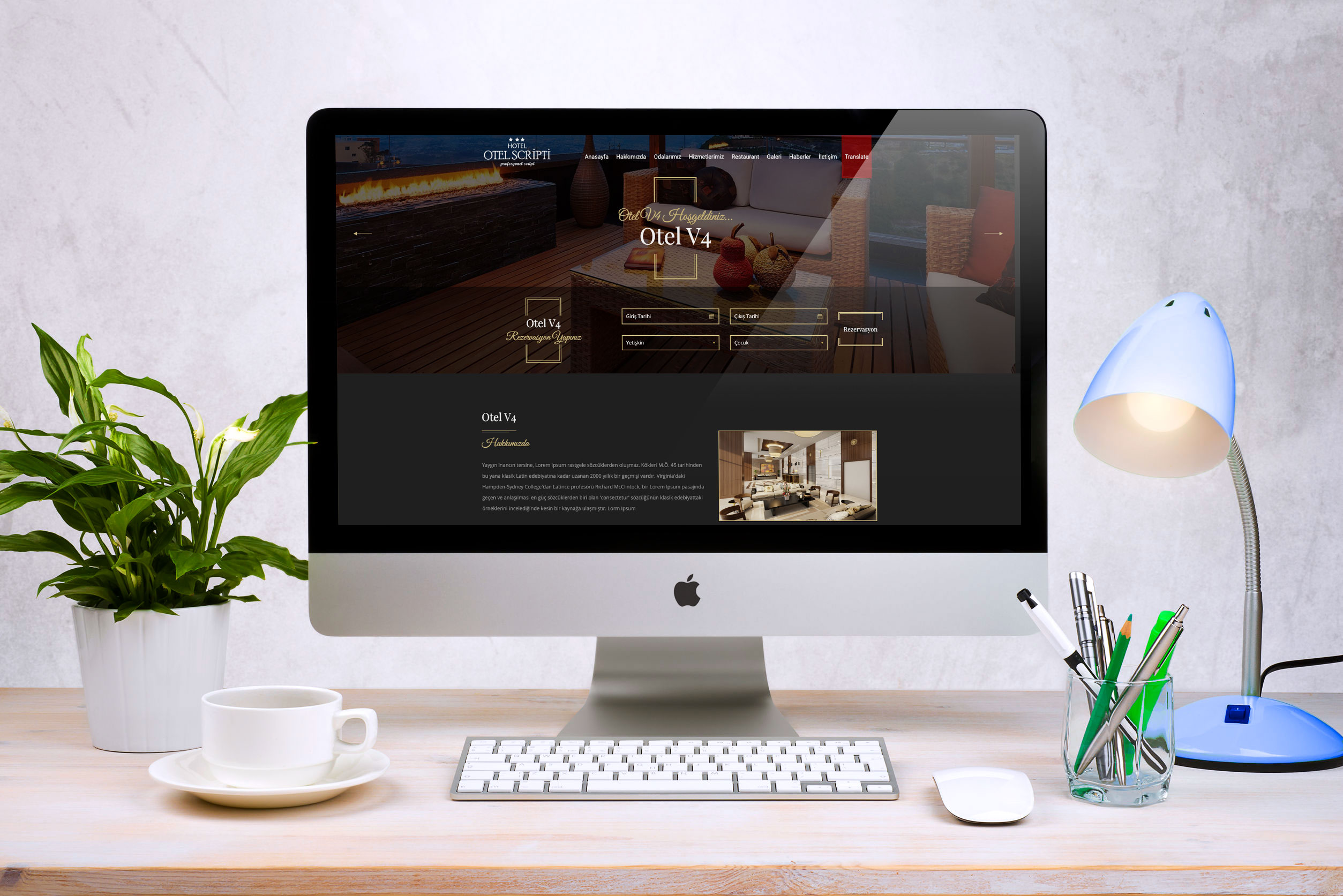 Otel İnternet Sitesi DBV4