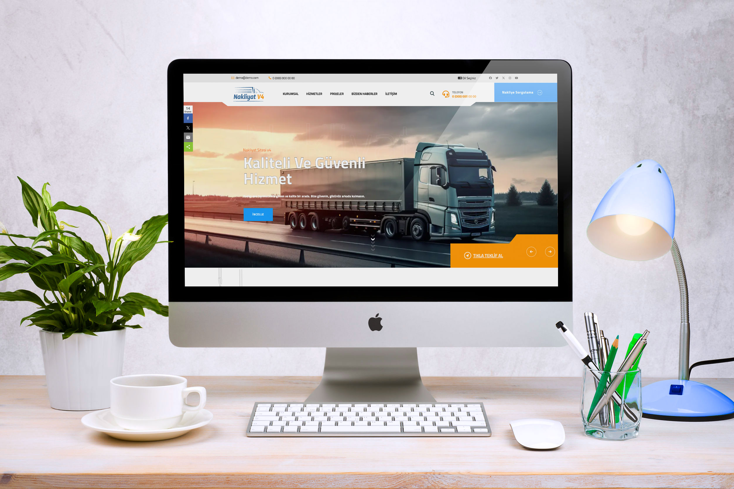 Nakliyat - Lojistik Sitesi DBV4