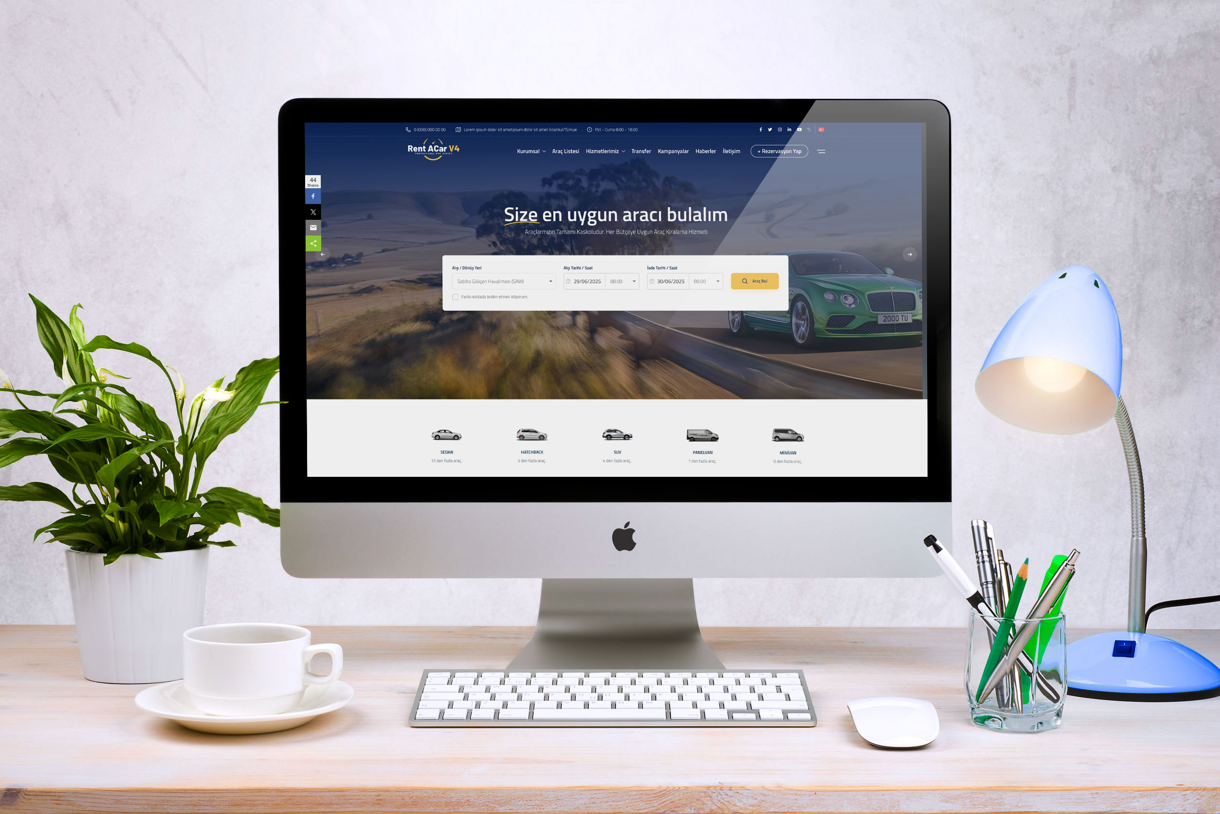 Rent a Car Sitesi DBV4