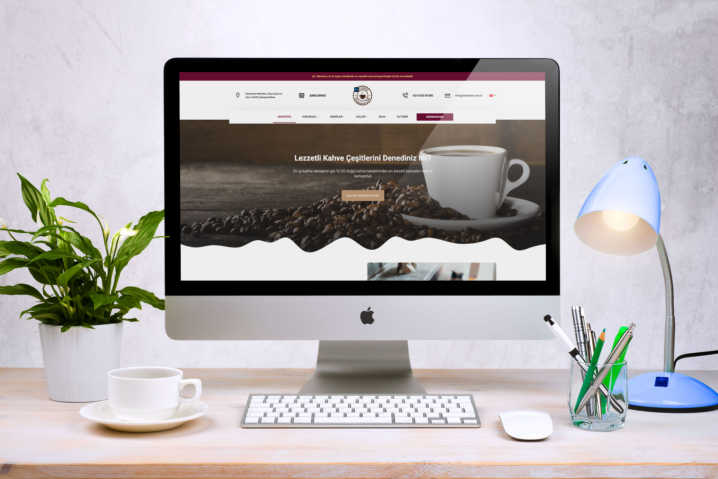 Restoran & Cafe İnternet Sitesi DDV3