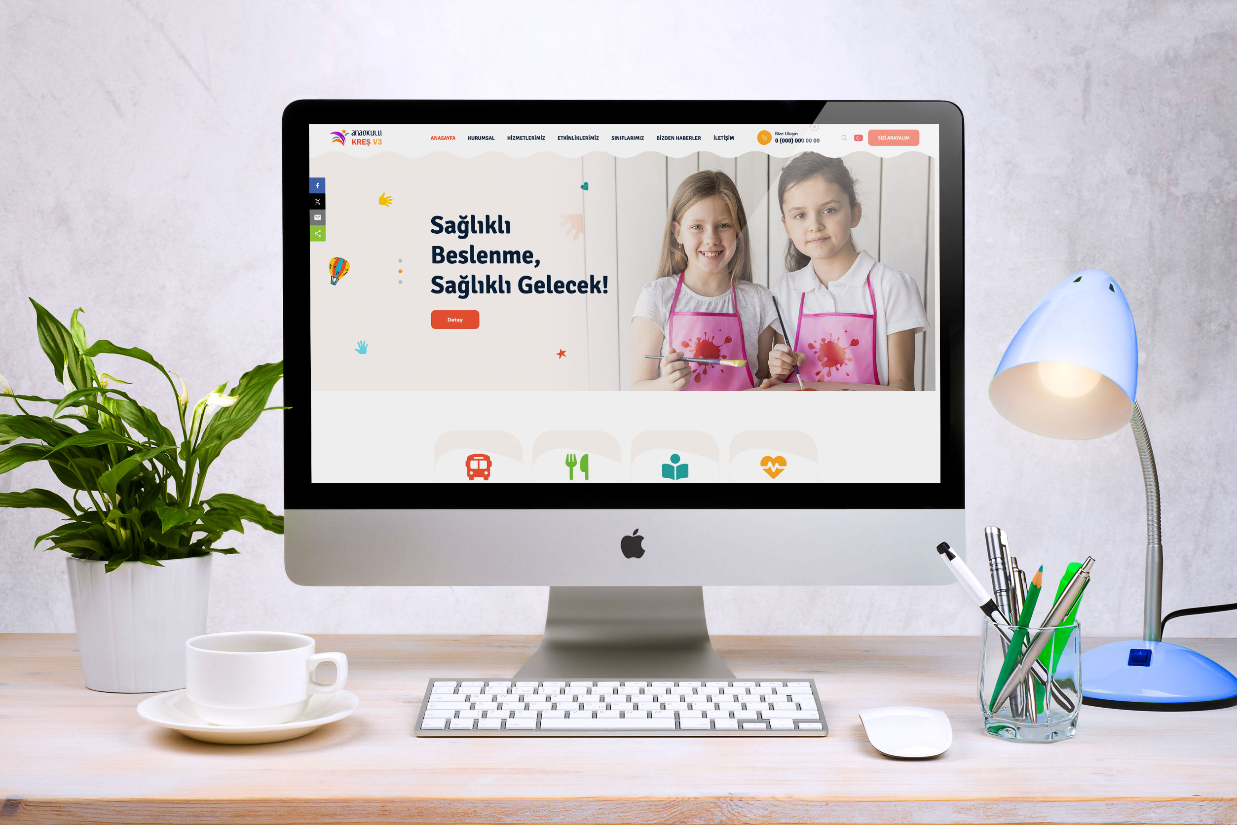 Anaokulu - Kreş Sitesi DBV3