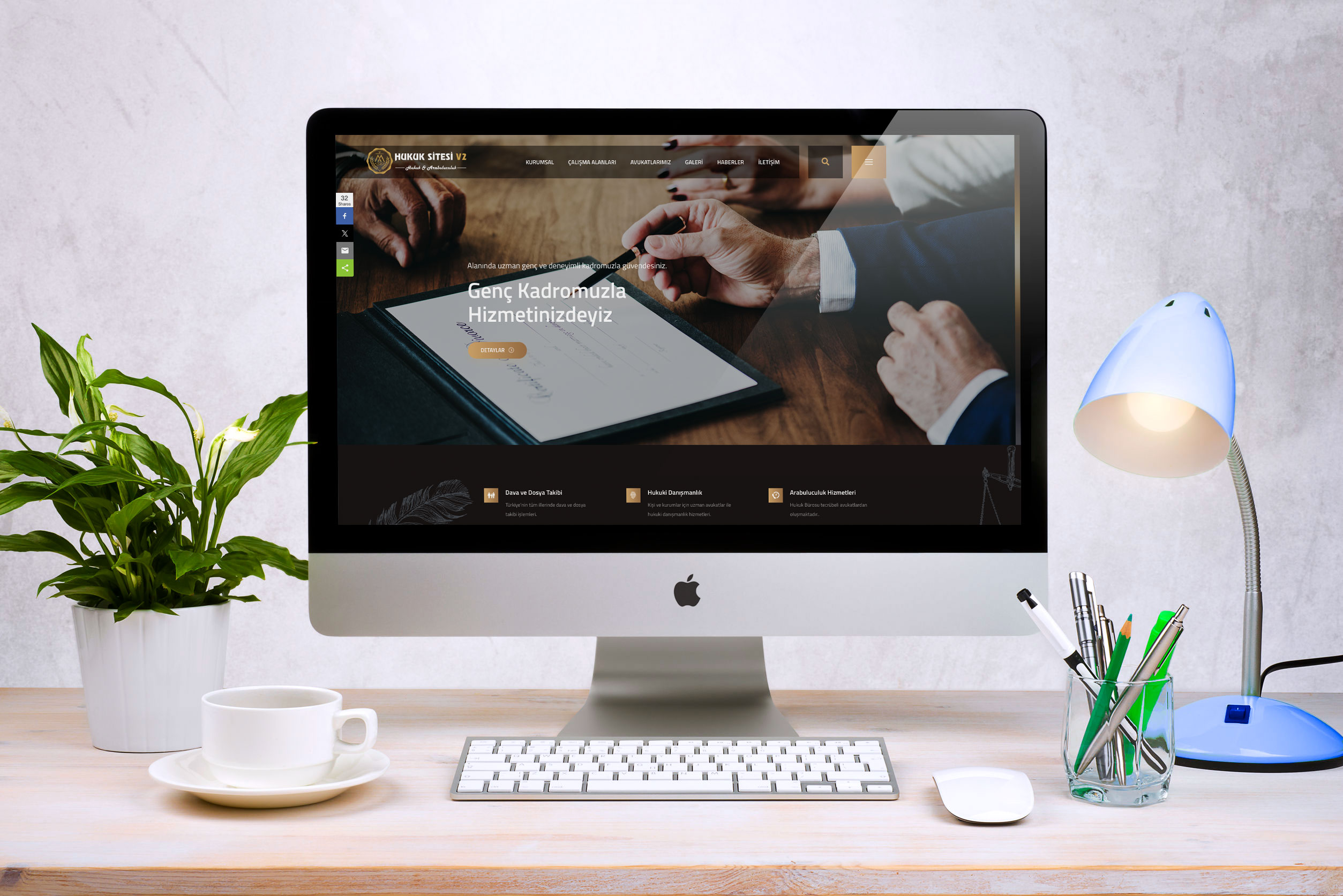 Avukat - Hukuk Bürosu Sitesi DBV2
