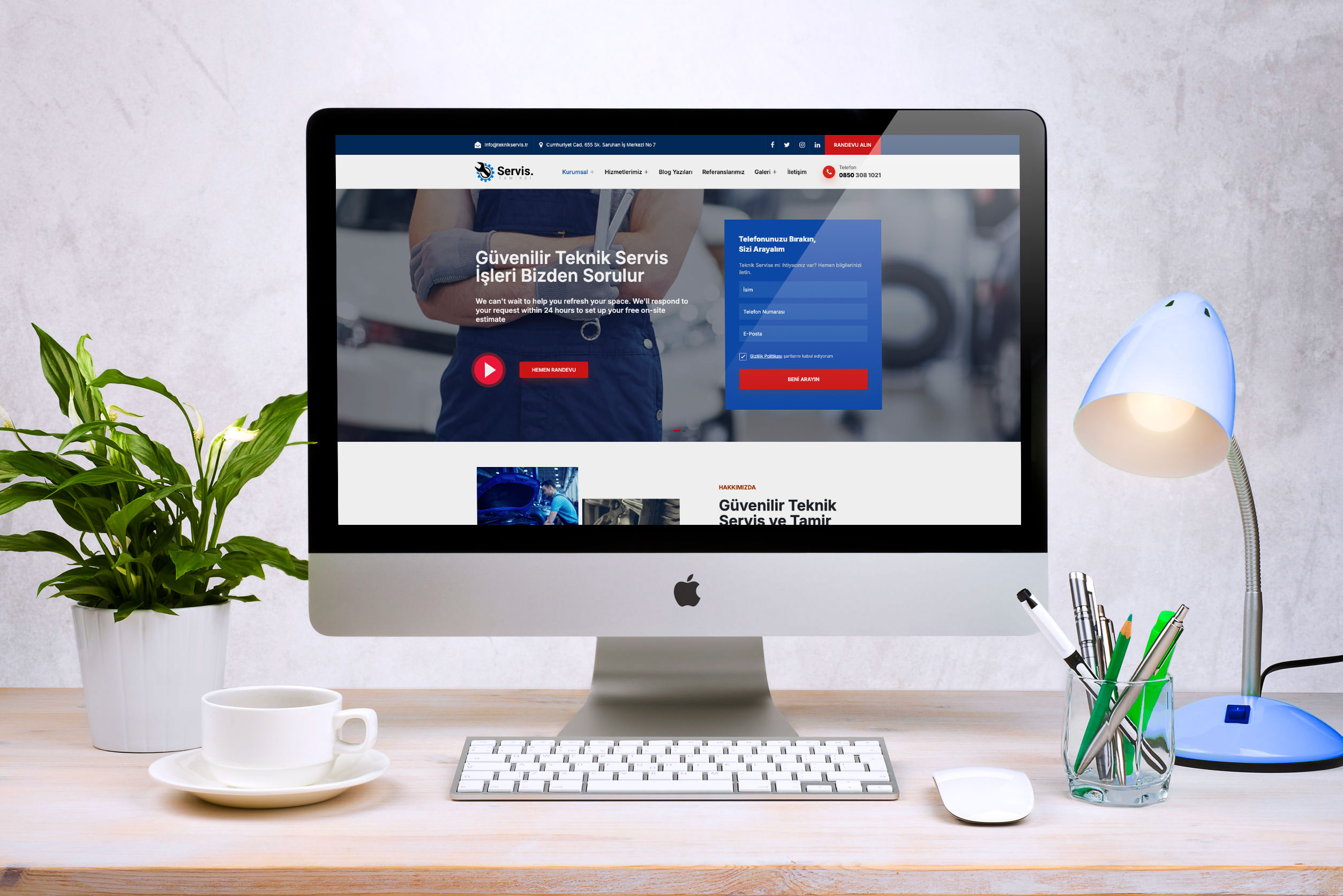 Teknik Servis İnternet Sitesi DDV1