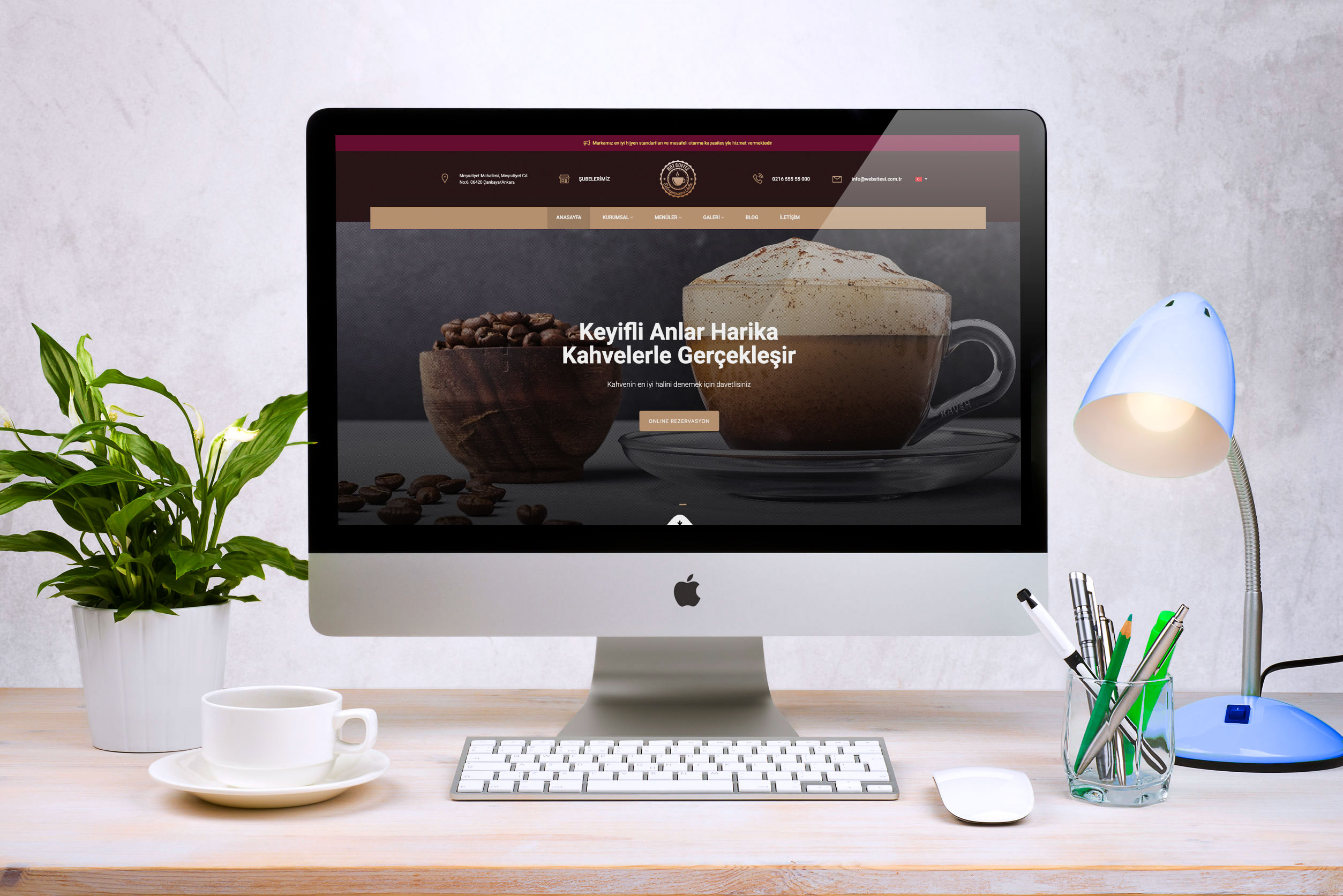 Restoran & Cafe İnternet Sitesi DDV4