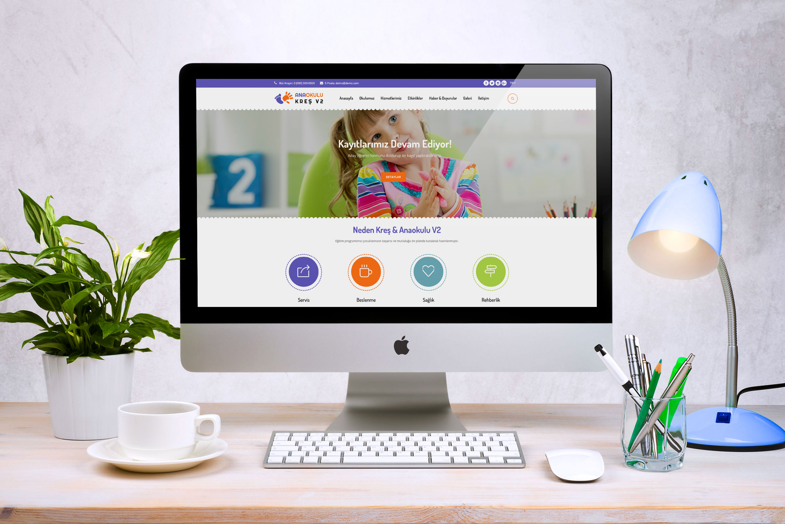 Anaokulu - Kreş Sitesi DBV2