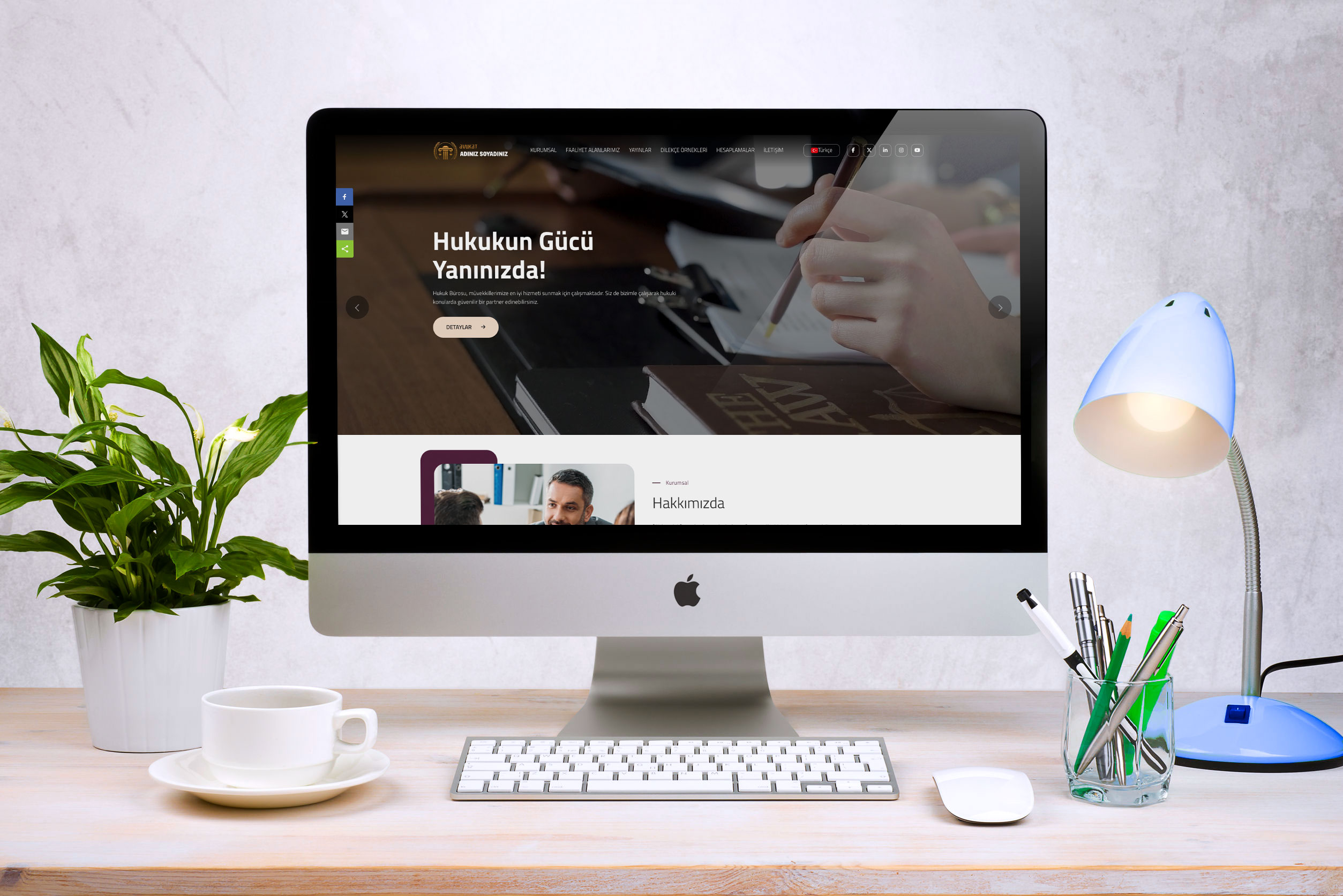 Avukat - Hukuk Bürosu Sitesi DBV3