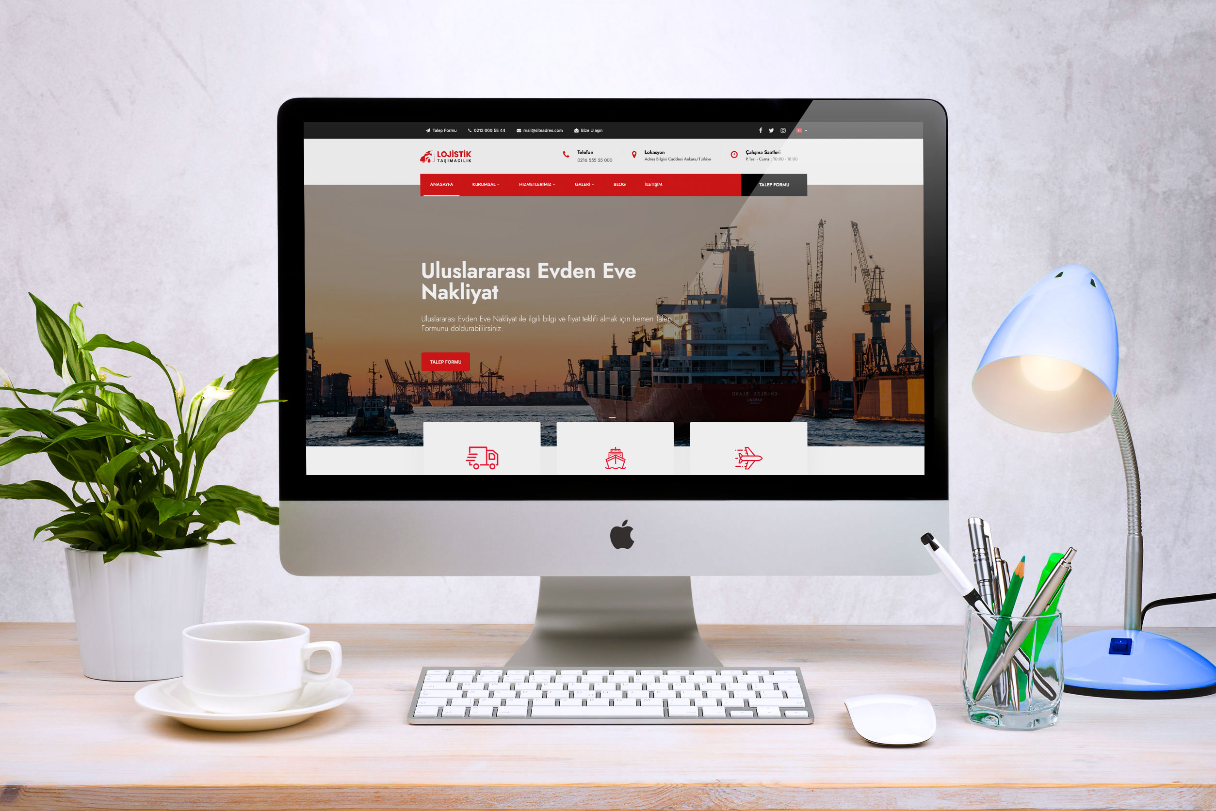 Nakliyat & Lojistik Firması İnternet Sitesi DDV2