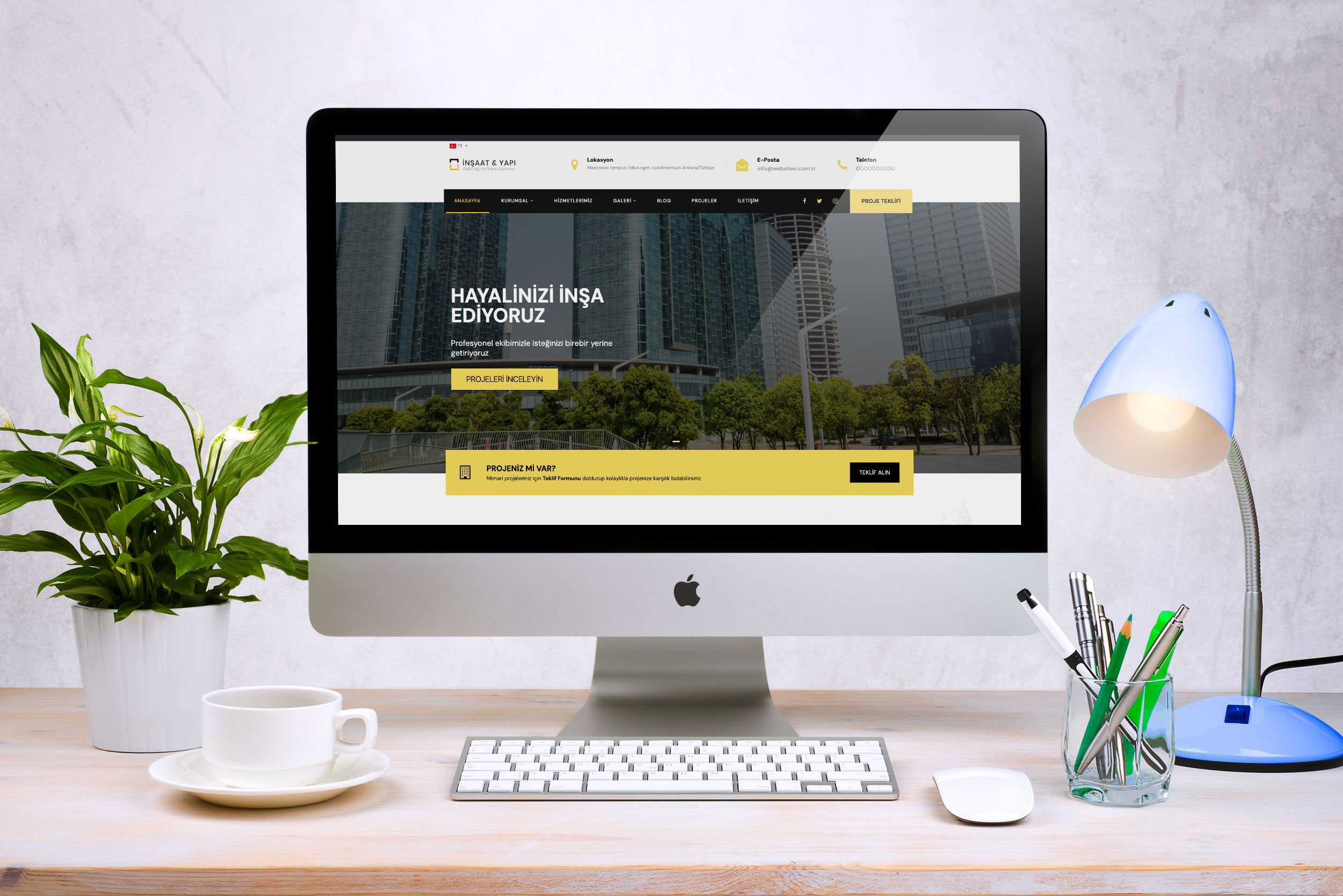 İnşaat ve Yapı Firması İnternet Sitesi DDV1