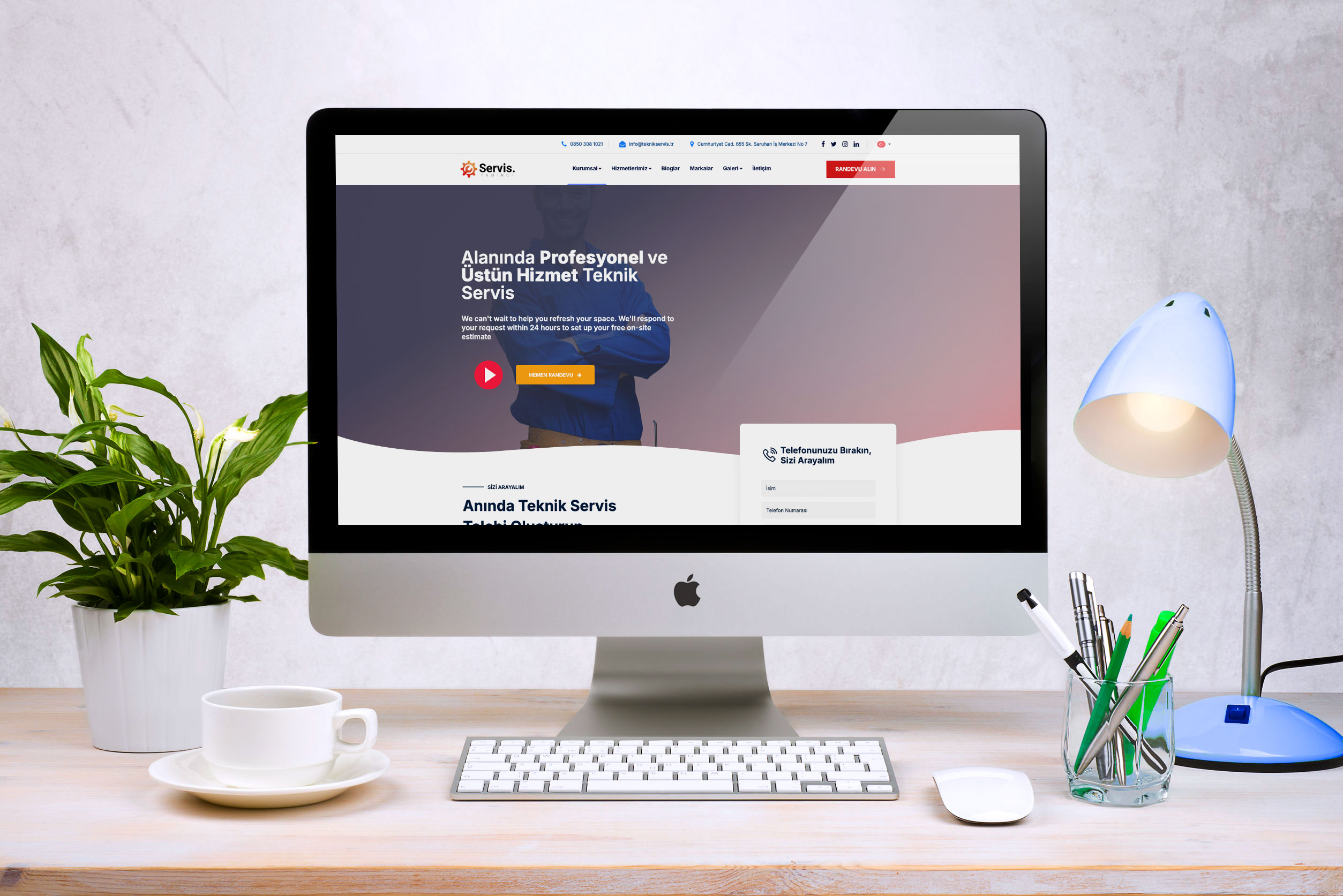 Teknik Servis İnternet Sitesi DDV3