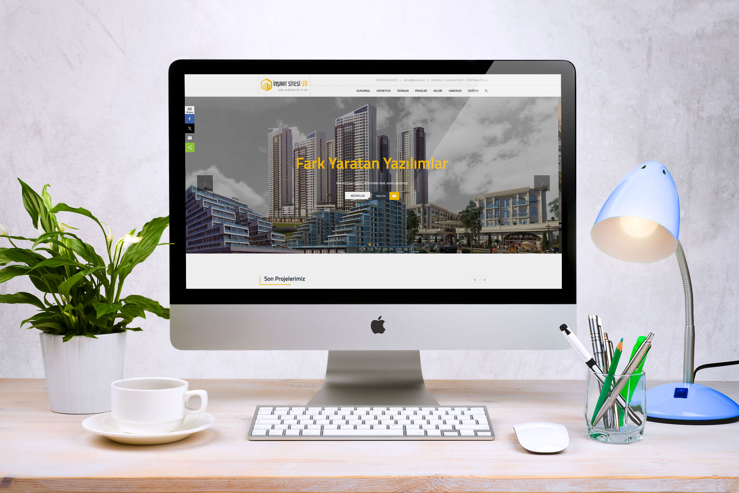 İnşaat Firma Sitesi DBV9