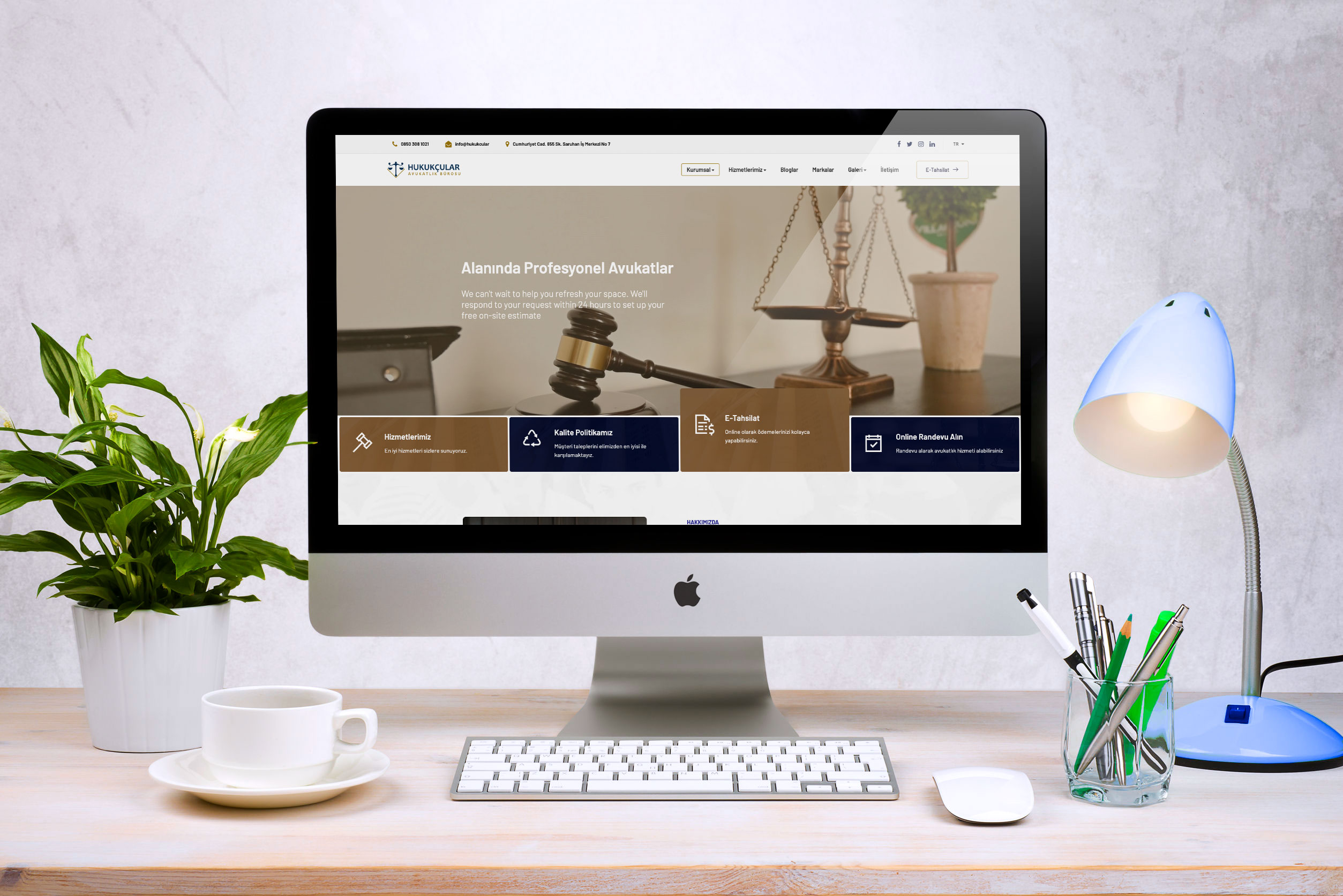 Avukat - Hukuk Bürosu Sitesi DDV1